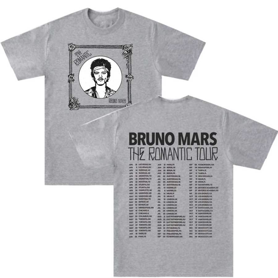 Фотография №1 товара Футболка The Romantic Tour Tee Bruno Mars New Date Tour