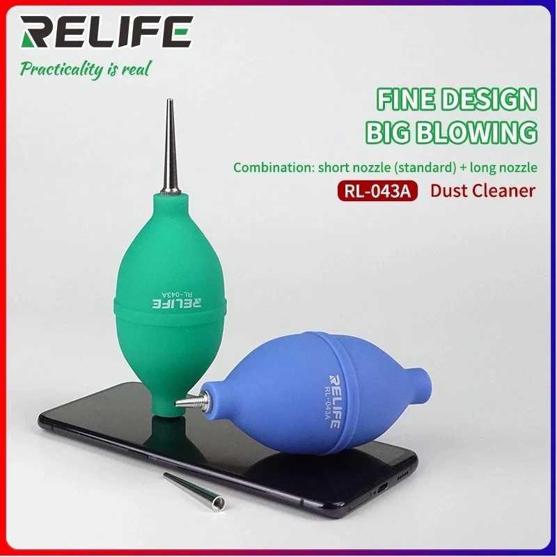 RELIFE RL-043A Пылеочиститель Воздуходувка Шарик 2 в 1, подходит для мобильного телефона, печатной платы, ПК, клавиатуры, камеры, инструменты для очистки объектива Наборы инструментов