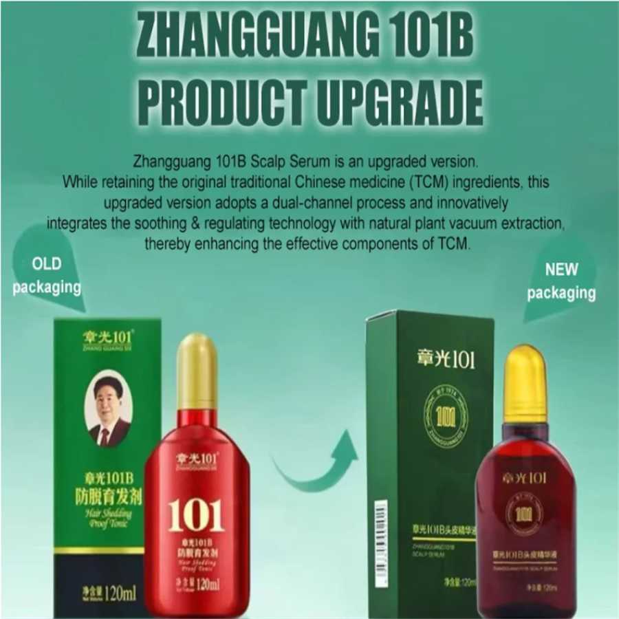 120 мл ZHANGGUANG 101B ТОНКА ДЛЯ ВОЛОС (101 м) мощная защита от выпадения волос, терапия китайской медицины, эссенция для лечения волос, 100% оригинал Уход за волосами и укладка