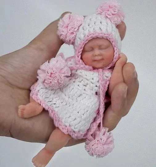 4,5 "13 см микро Preemie, силиконовая кукла Bady Girl, реалистичная мини-кукла Reborn, сюрприз, детская антистрессовая кукла Куклы и аксессуары