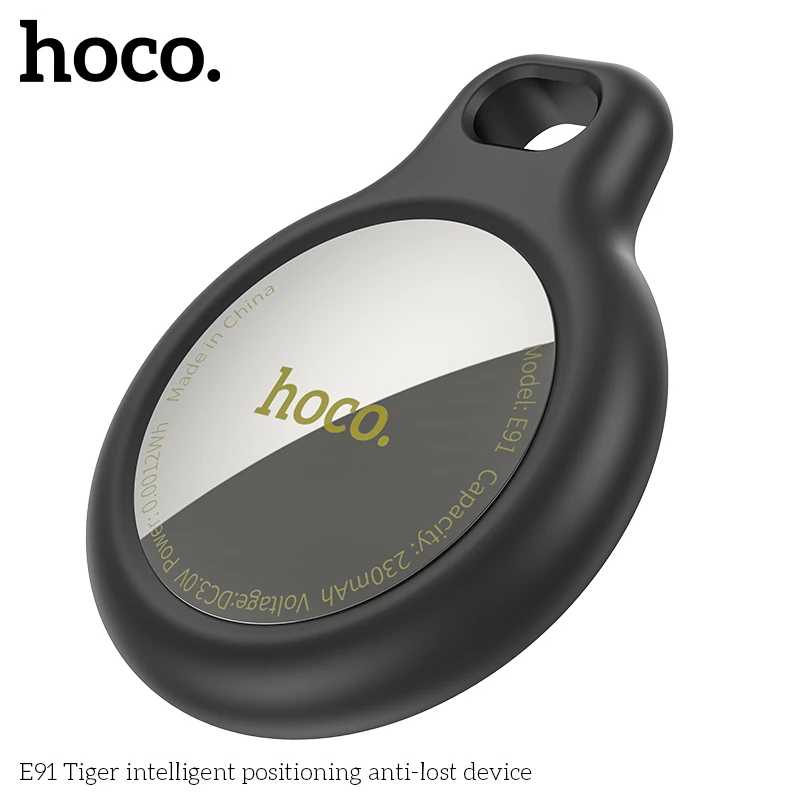 HOCO E91 Умный GPS-трекер для животных с функцией защиты от потери, совместимый с iPhone Find My, брелок-локатор для детей и ключей Доступ к автоматизации здания