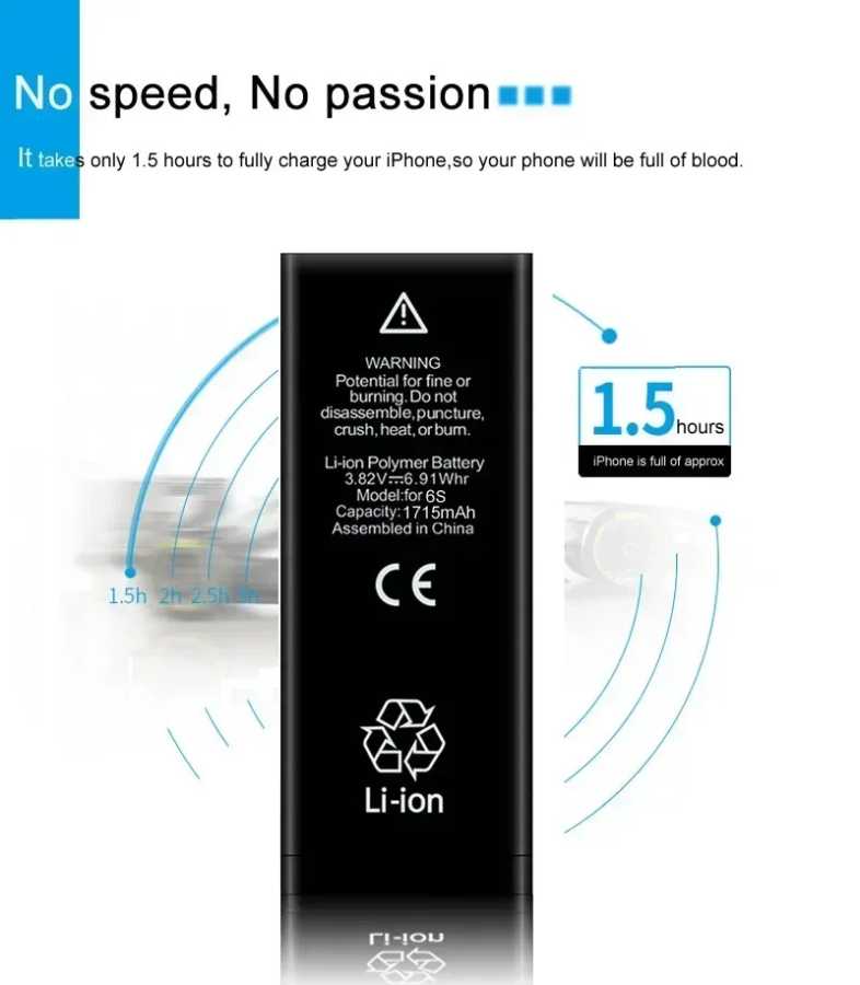 Фотография №1 товара Новая батарея XDOU 2026 для iPhone 7, 8, 6S, 6