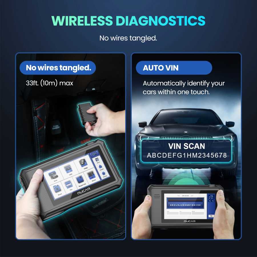 Фотография №4 товара Диагностический сканер MUCAR VO6 OBD2 для автомобилей, полнофункциональный автосканер, считыватель
