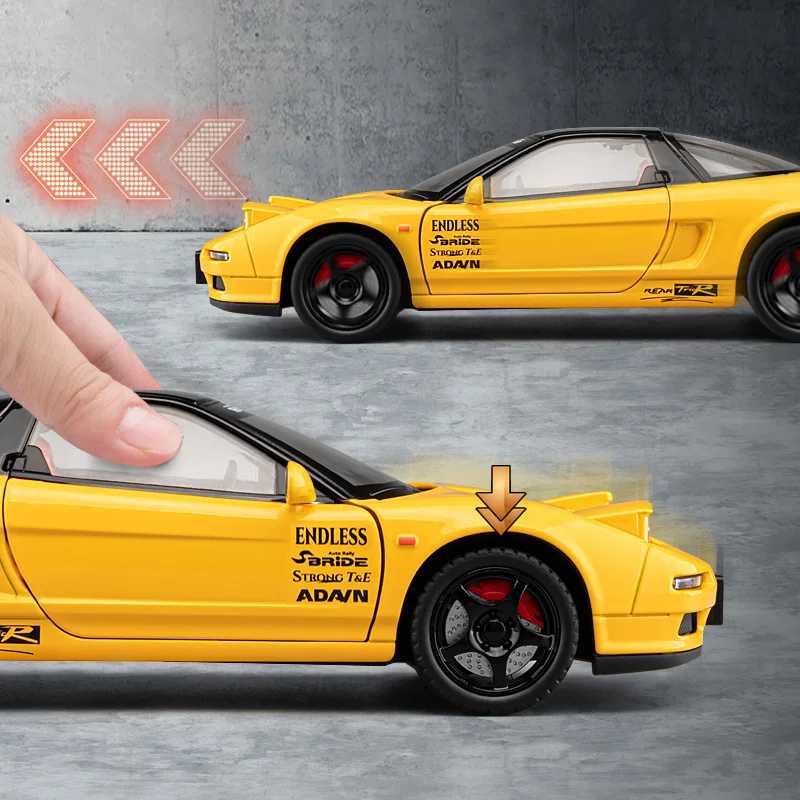 Фотография №5 товара 1:24 HONDA Acura NSX MK1 NA1 модель спортивного автомобиля из