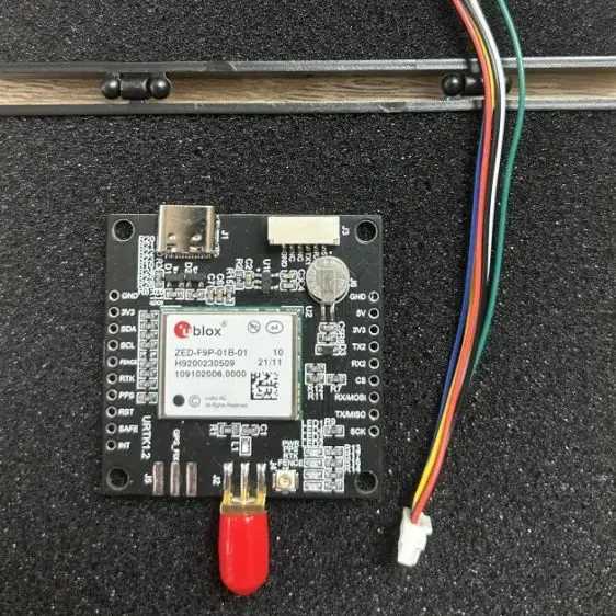 ZED-F9P-01B-01 отличная плата GNSS работает с последовательным I2C и SPI ESP32, контролируя I2C и SPI UM980 Электронные системы данных