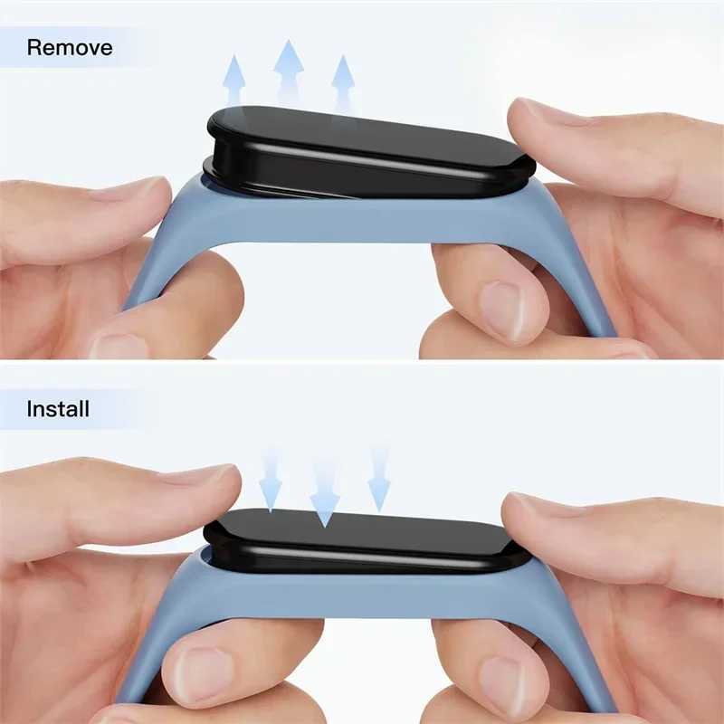 Фотография №4 товара Ремешки для Xiaomi Mi Band 7 6 5 4 3,