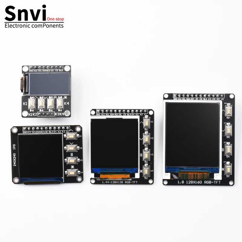 Фотография №4 товара Модуль дисплея Snvi TFT IPS LCD 0.96/1.3/1.44/1.8 дюйма с интерфейсом