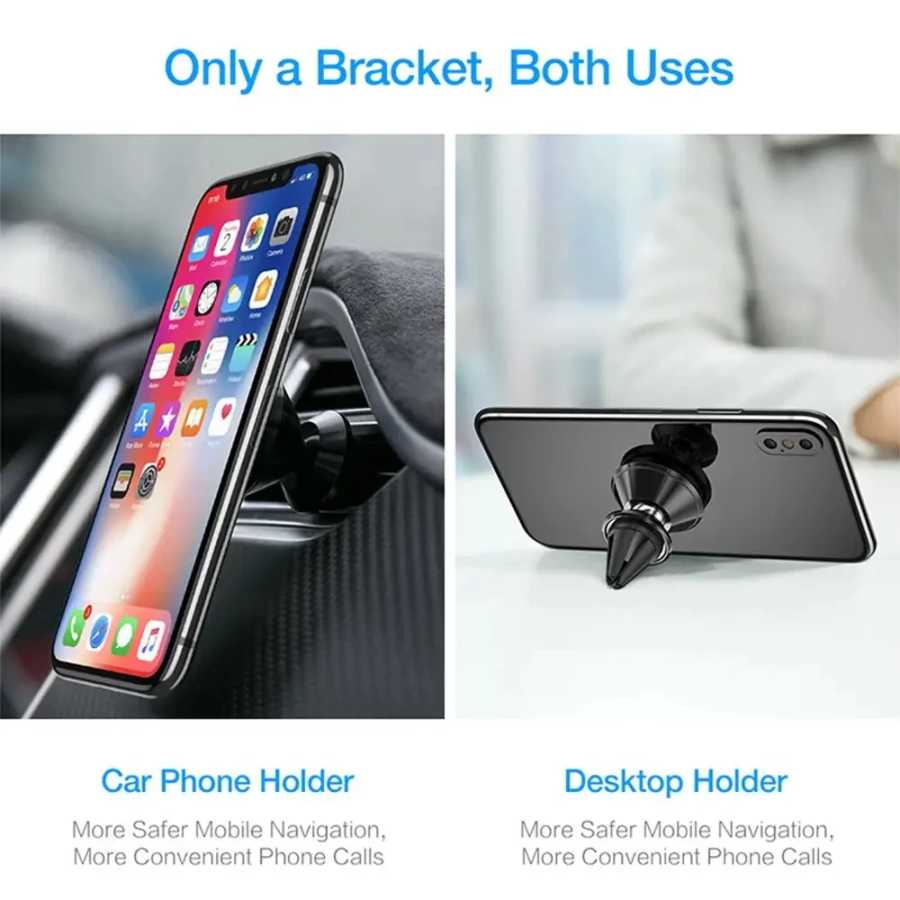 Фотография №3 товара Магнитный автомобильный держатель для телефона для iPhone Samsung S10 GPS