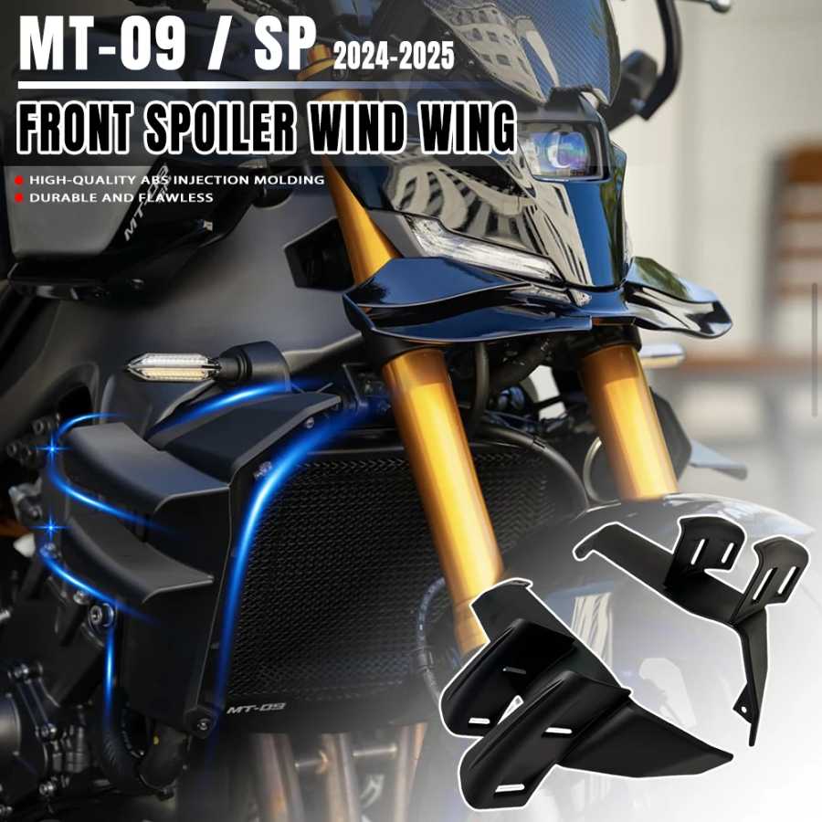 Для YAMAHA MT-09 / SP 2024-2026: Боковые спойлеры, передние спойлеры, нижние боковые спойлеры (фланцы) для MT09 2024, 2025, 2026 Модификация & Защита