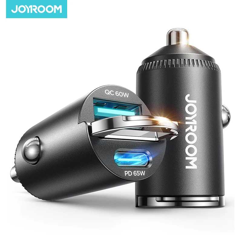 Автомобильное зарядное устройство Joyroom 125W с быстрой зарядкой AFC PPS QC PD для планшетов, iPhone 17 16 15 14, Samsung, Xiaomi, HUAWEI, мини-зарядка для телефона в машину Электротехническое оборудование