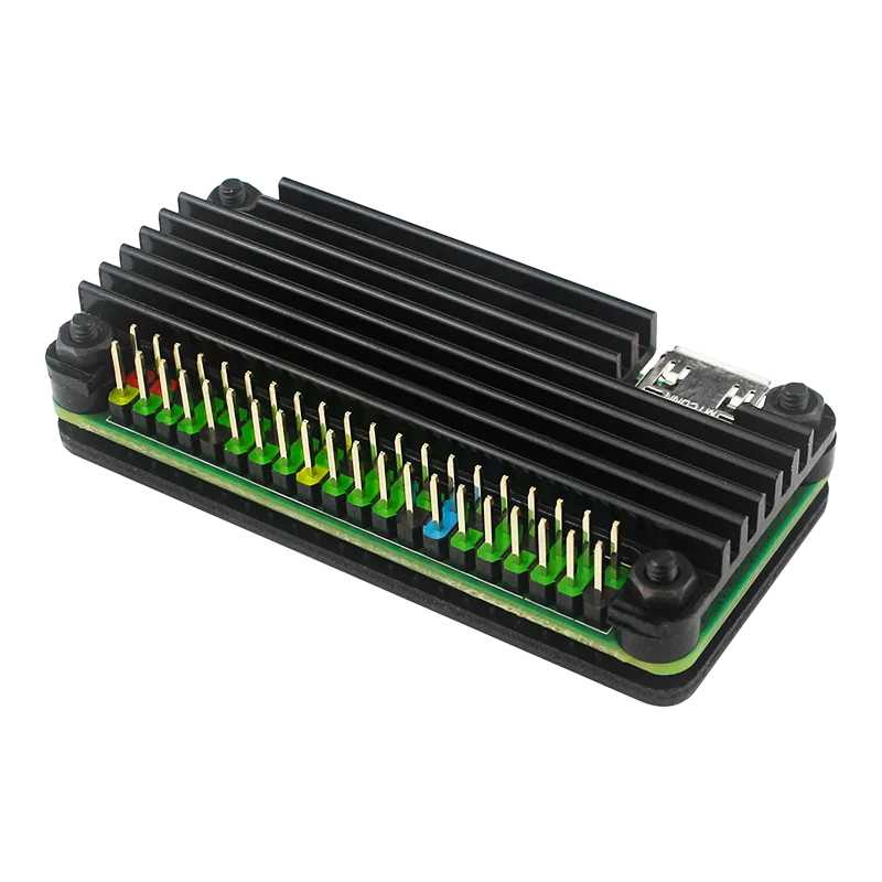 Корпус для Raspberry Pi Zero, алюминиевый корпус с пассивным охлаждением для Raspberry Pi Zero, 2 Вт, с ЧПУ Компьютерные комплектующие