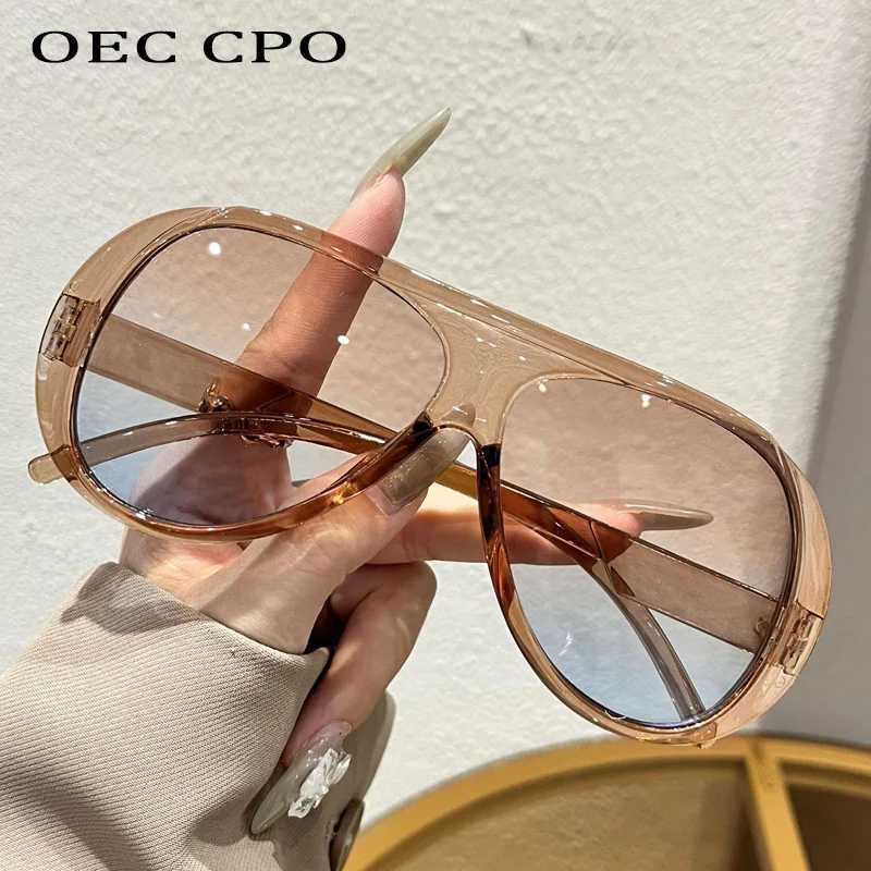 Фотография №3 товара OEC CPO модные солнцезащитные очки-пилоты с двойными мостами, женские солнцезащитные