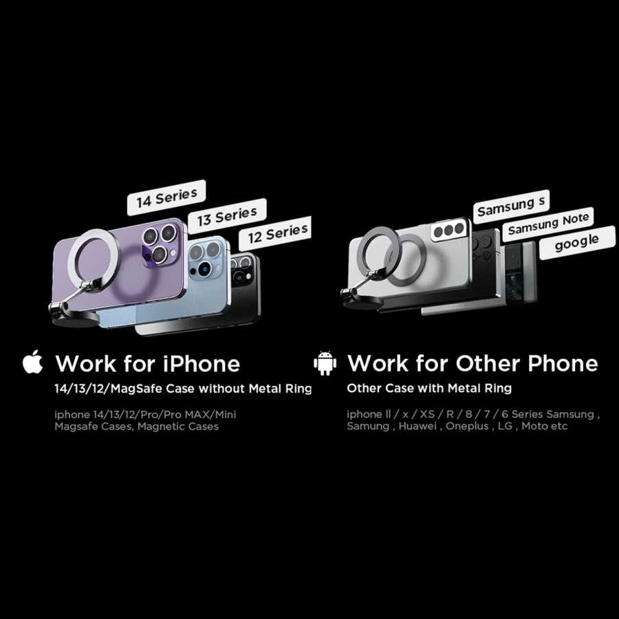 Фотография №4 товара Автомобильный держатель для телефона Magsafe 1080 для iPhone 14, 15,