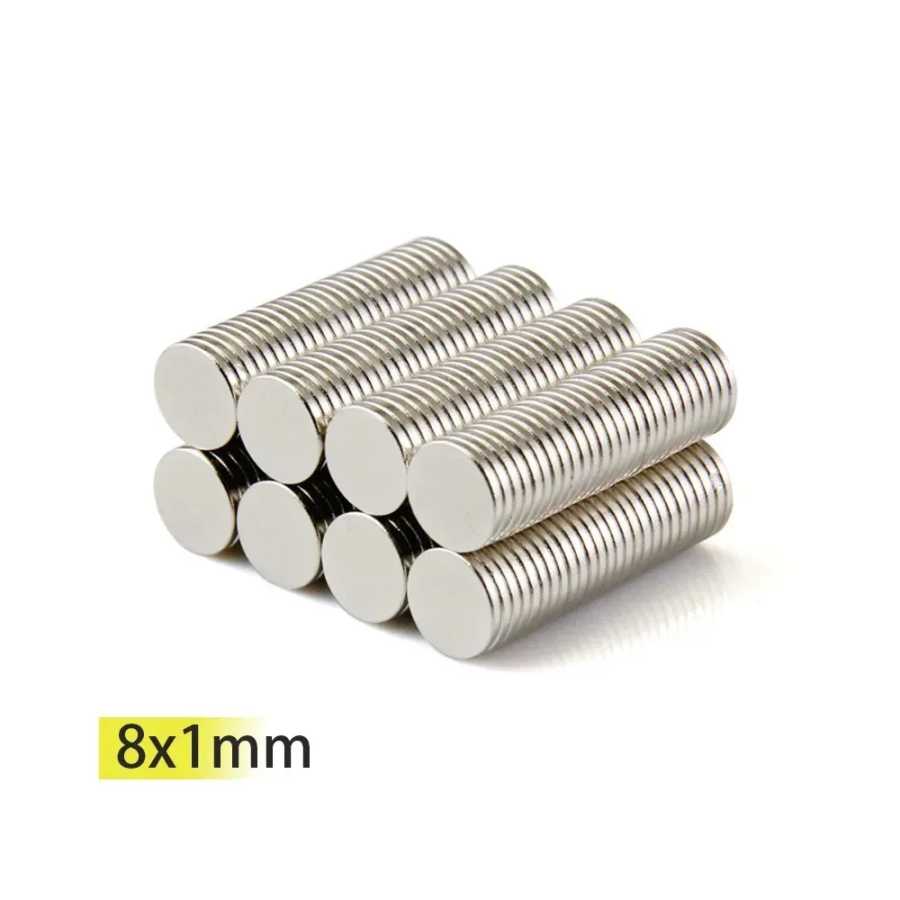 Фотография №2 товара Магниты N52 7x3, 7x5, 8x2, 8x3, 8x5, 9x1, 9x2, 9x3:
