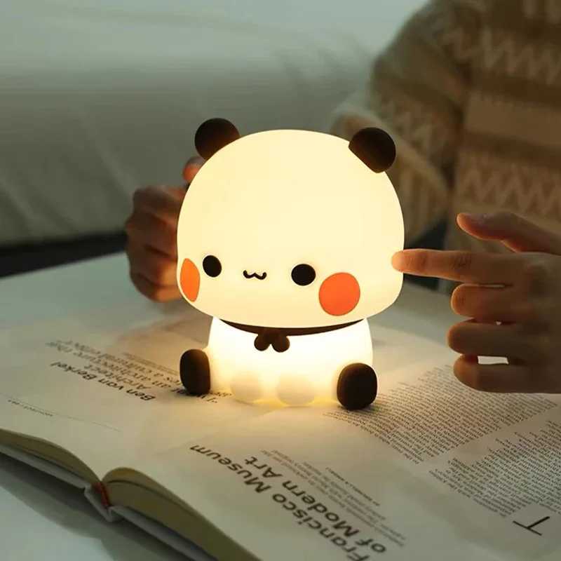 Фотография №4 товара Светодиодный ночник Panda Pat Bubu And Dudu с милыми животными,
