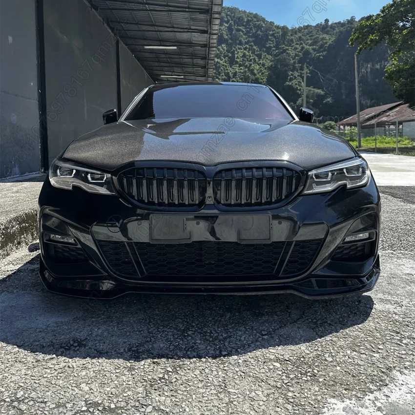 Фотография №1 товара Накладка-сплиттер на передний бампер для BMW 3 серии G20 G21