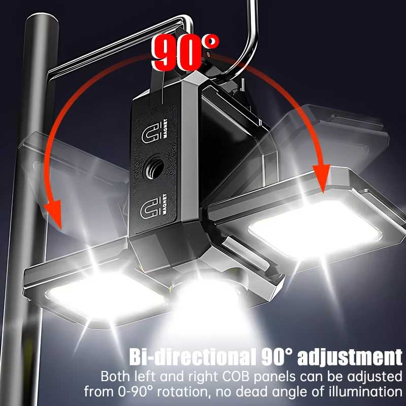 Фотография №1 товара Мини-брелок 800 мАч COB Work Light USB перезаряжаемый световой ремешок