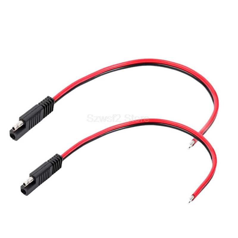 Фотография №3 товара 14AWG 18AWG SAE Разъем питания Автомобильный удлинительный кабель 2-контактный разъем