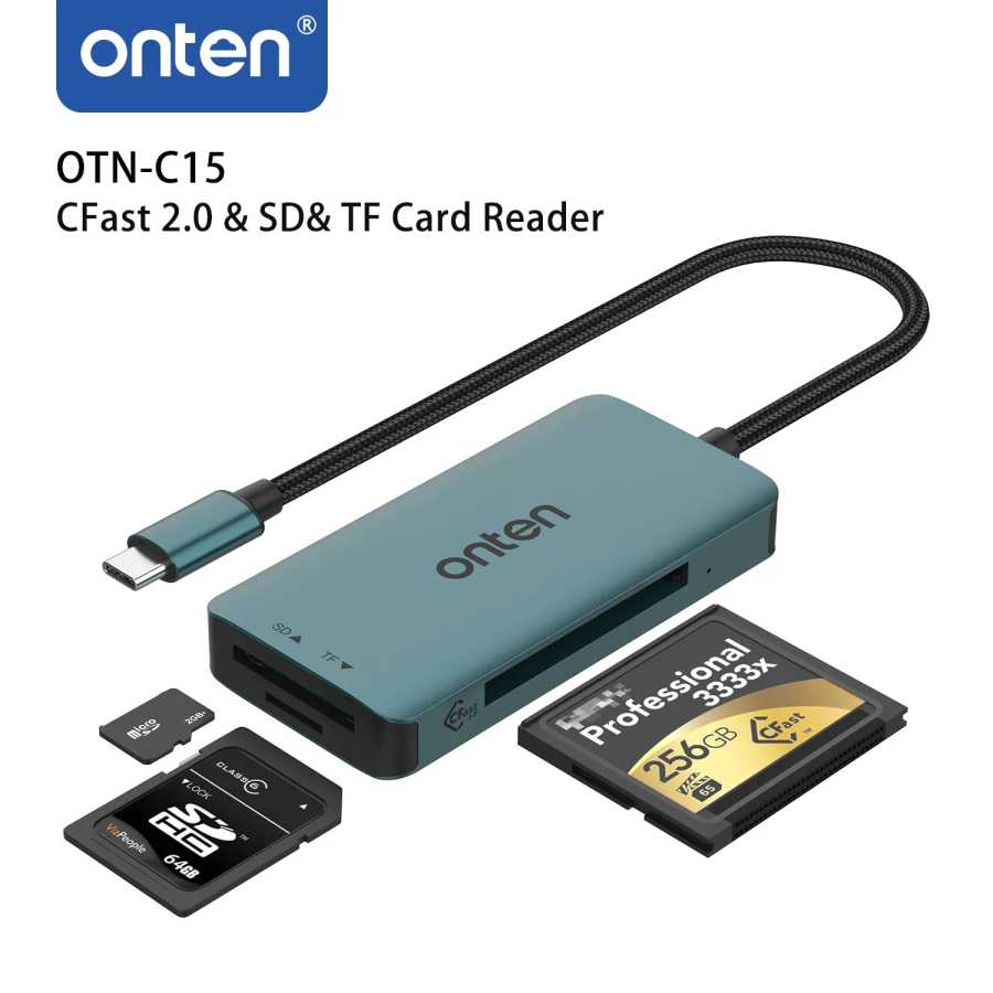 ONTEN оригинальное устройство для чтения SD-и TF-карт памяти TYPE C TO CFast 2,0 SIM-карты и аксессуары