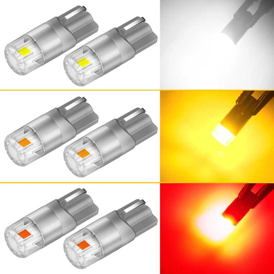 Фотография №5 товара AUXITO 2 шт. T10 LED Canbus W5W Светодиодная лампа 168