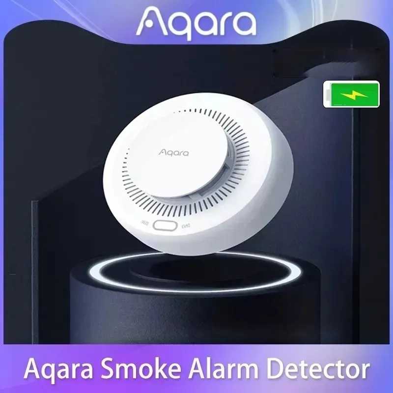 Aqara детектор дыма датчик пожарной сигнализации монитор Zigbee 3,0 звуковое оповещение домашняя безопасность работает с Xiaomi Mijia домашнее приложение Homekit Умные системы общественной безопасности