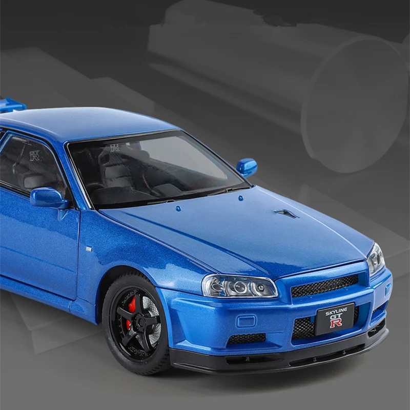 Фотография №1 товара 1:24 Silvia Skyline Ares GTR GT-R R34, модель спортивного автомобиля