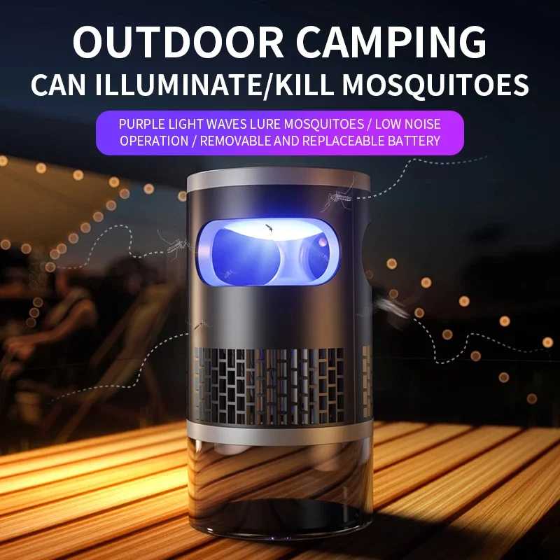 Фотография №5 товара Xiaomi Mosquito Killer Беспроводная перезаряжаемая ингаляционная электрическая ловушка от комаров