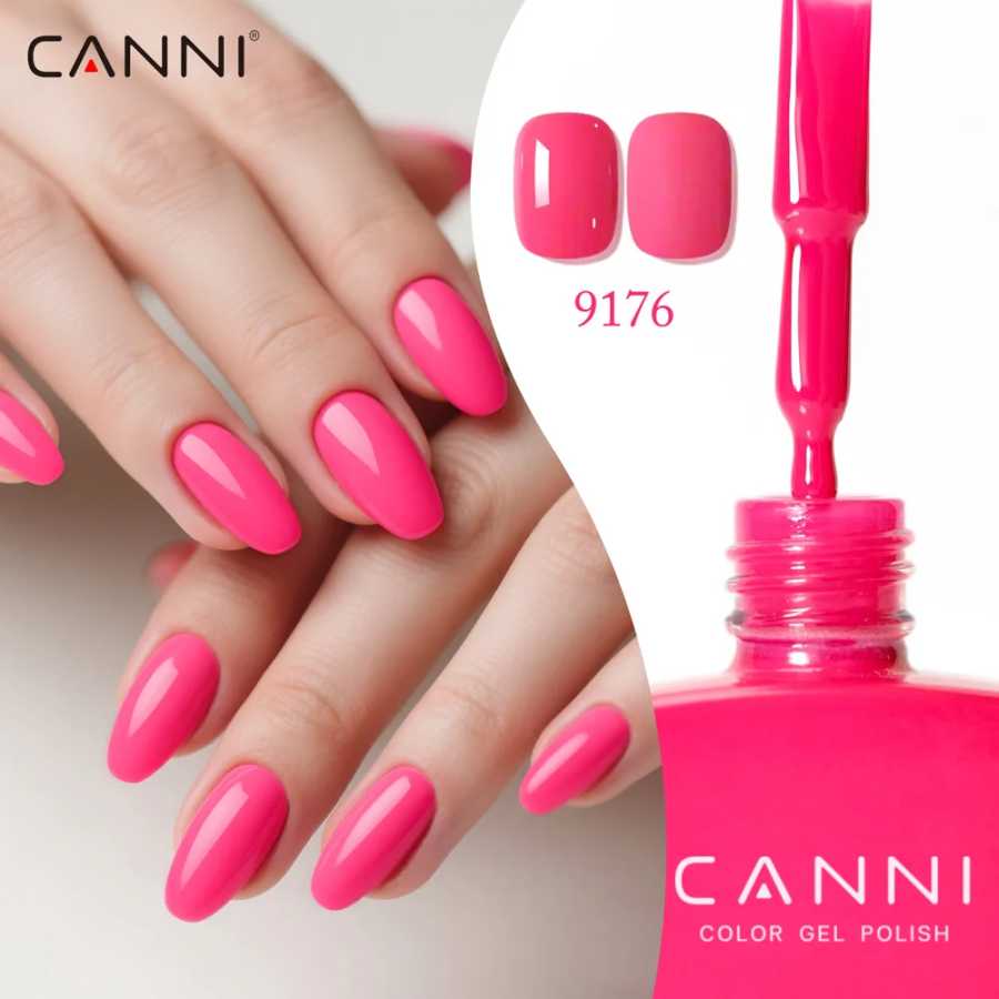 Гель-лак для ногтей CC8 CANNI 9 мл, без HEMA, летние цвета, смываемый, УФ/LED, полуперманентный, гладкая текстура, для маникюра и нейл-арта Инструменты для дизайна ногтей