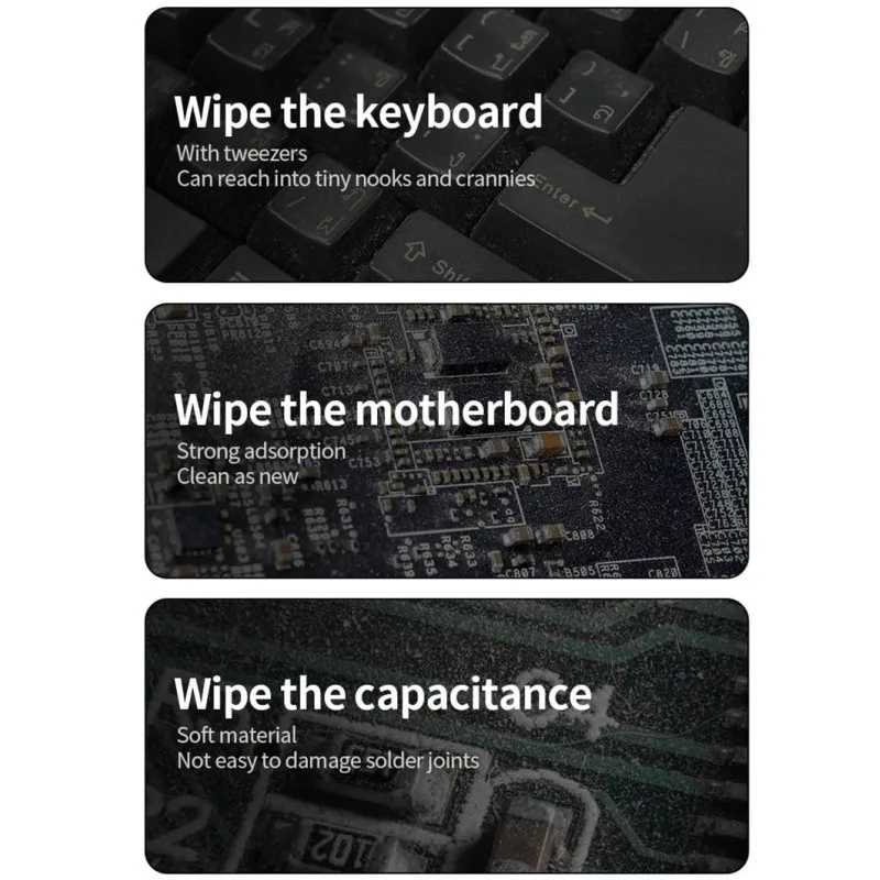 Фотография №3 товара MECHANIC NC800 800 шт., нано-чистящая губка для ЖК-экрана, без остатков,