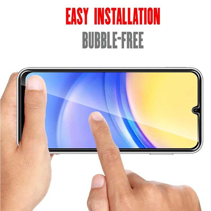 Фотография №5 товара Защитное стекло 9H для Samsung A15 A16 A56 A36 A17