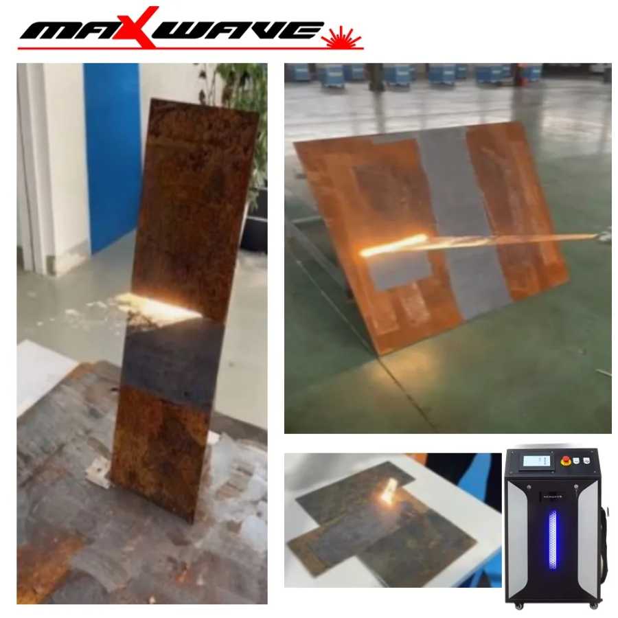 Мощный лазерный очиститель MAXWAVE для удаления оксида краски, идеально подходящий для реставрации промышленного обслуживания Промышленное и коммерческое уборочное оборудование