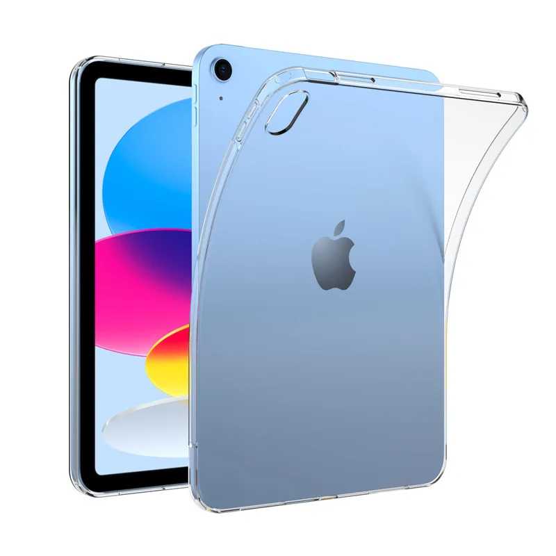 Чехол для iPad A16 10th, ультратонкий прозрачный защитный чехол для iPad Air 5/4, мягкий силиконовый чехол для pro 11 2022 2021, принципиально Аксессуары и запчасти для планшетов