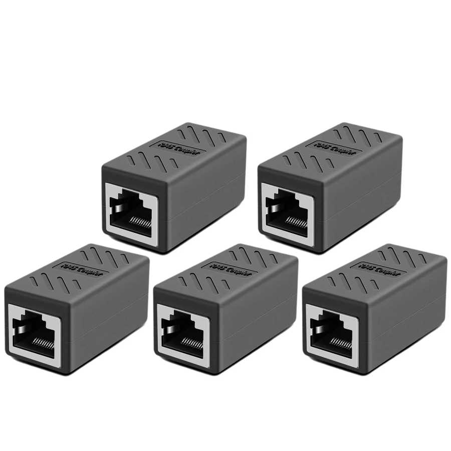 1/50 шт. RJ45 соединитель Ethernet-удлинитель 1000 Мбит/с разъем LAN Cat6/Cat5e Ethernet-кабель удлинитель адаптер &laquo;мама-мама&raquo; Компьютерная периферия