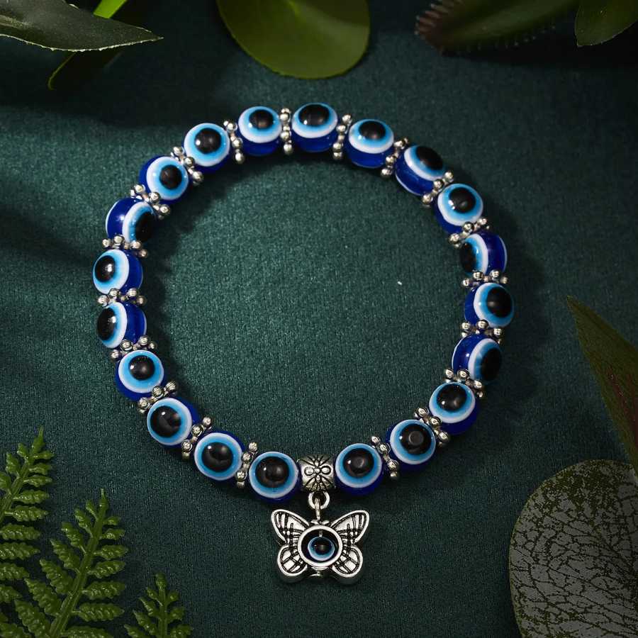Фотография №5 товара Классические турецкие браслеты Lucky Evil Eye для мужчин и женщин,