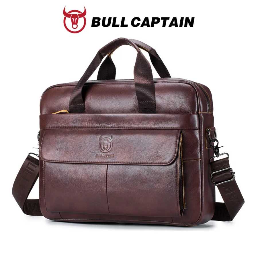 Мужская сумка BULLCAPTAIN из натуральной кожи, мужской портфель для ноутбука 14, мужская кожаная сумка-мессенджер, деловой портфель для мужчин t A4 Деловая сумка для ноутбука для поездок на работу