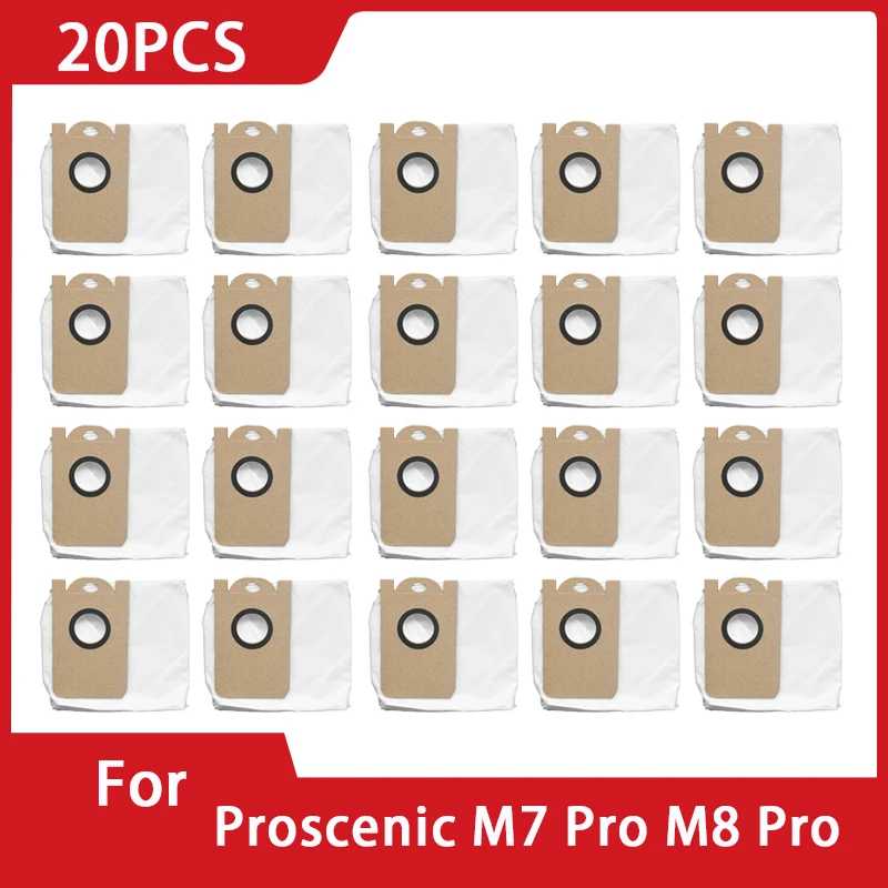 Для Proscenic M7 Pro M8 Pro пылесборник аксессуары робот-пылесос мешок для сбора пыли большая емкость 2,5 л тканевые мешки Запчасти для бытовой техники