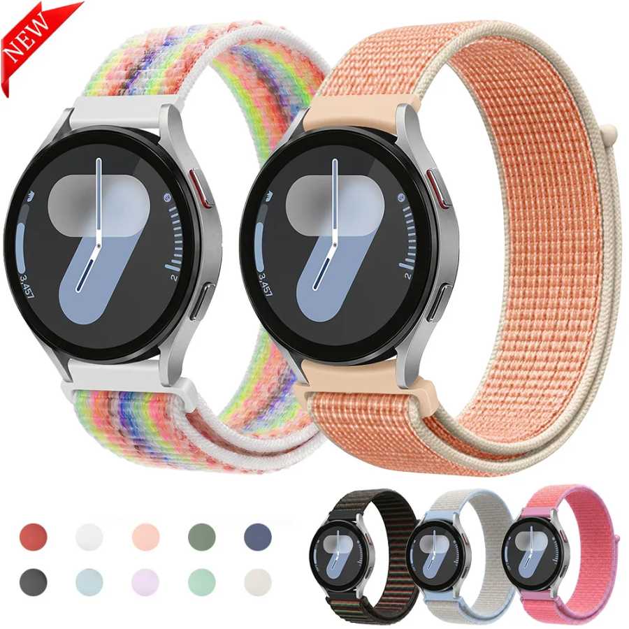 Фотография №1 товара Нейлоновый ремешок-петля для Samsung Galaxy Watch 6 4 7 classic/5