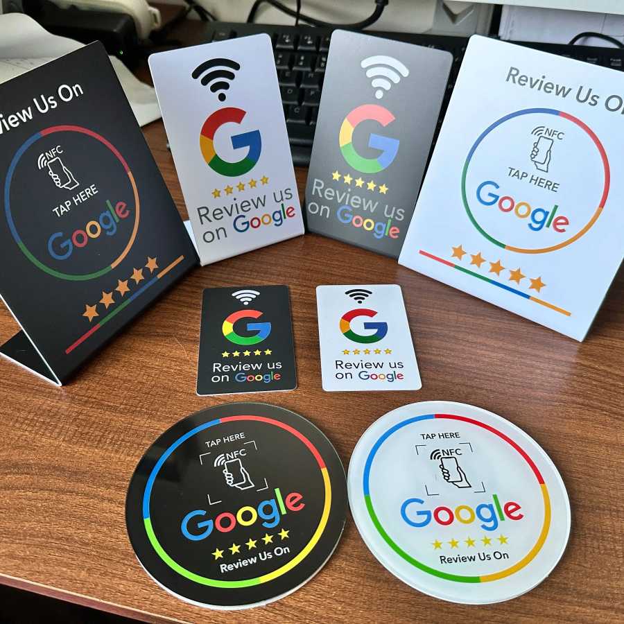 Фотография №1 товара NFC 215, программируемые акриловые наклейки для обзора Google, карта NFC,