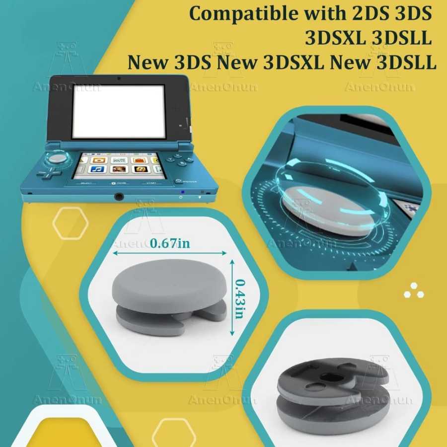 Фотография №3 товара Сменная крышка джойстика New 3DS/New 3DS LL/New 3DS XL/3DS/3DS LL/3DS