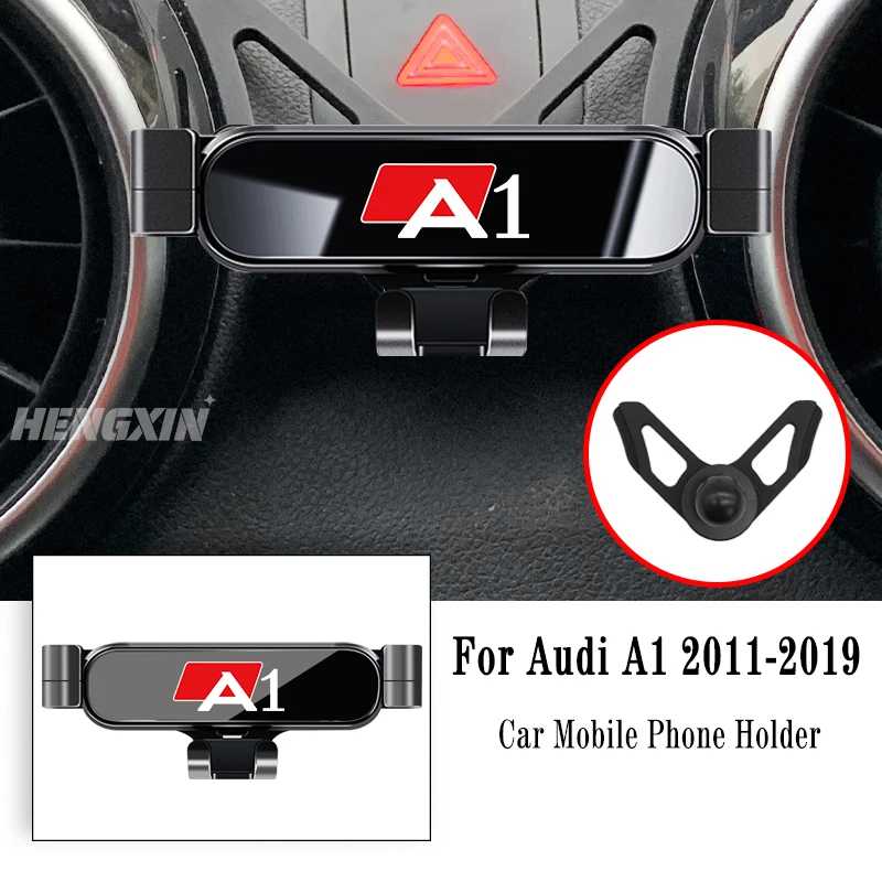 Автомобильный держатель мобильного телефона для Audi A1 Sportback 8XA 8XF 2011-2019, крепления для вентиляционных отверстий, подставка, GPS, гравитационный навигационный кронштейн, аксессуары 