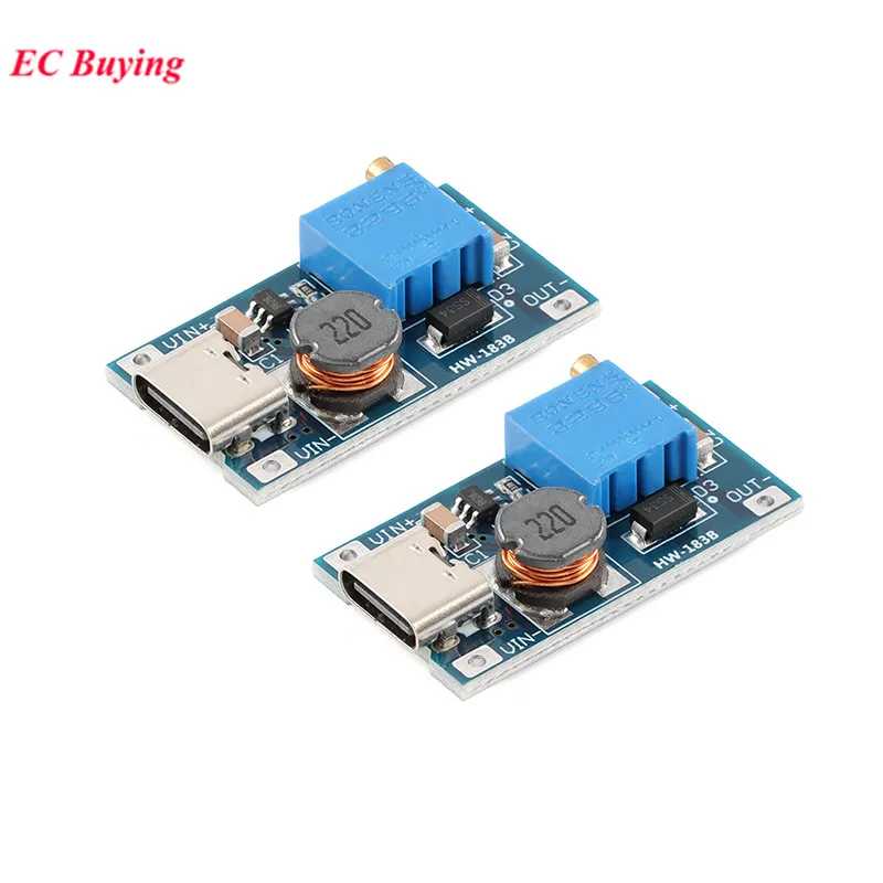 Фотография №5 товара 1-20 шт. TYPE-C USB 2A DC-DC усилитель повышающий модуль питания