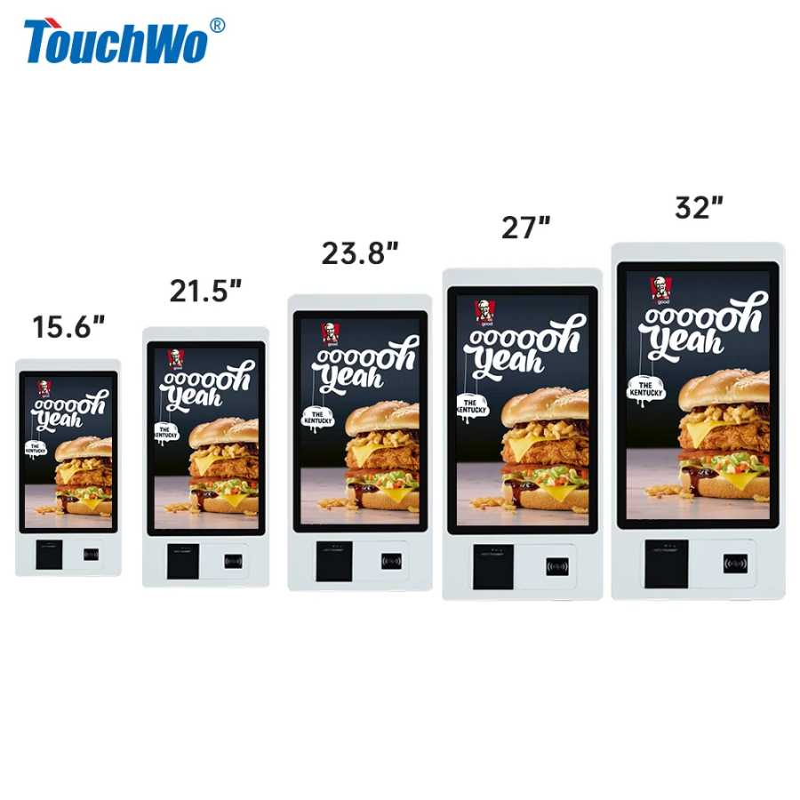 Фотография №2 товара Сенсорный моноблок TouchWo 15.6, 21.5, 23.8 дюйма для настенного монтажа,