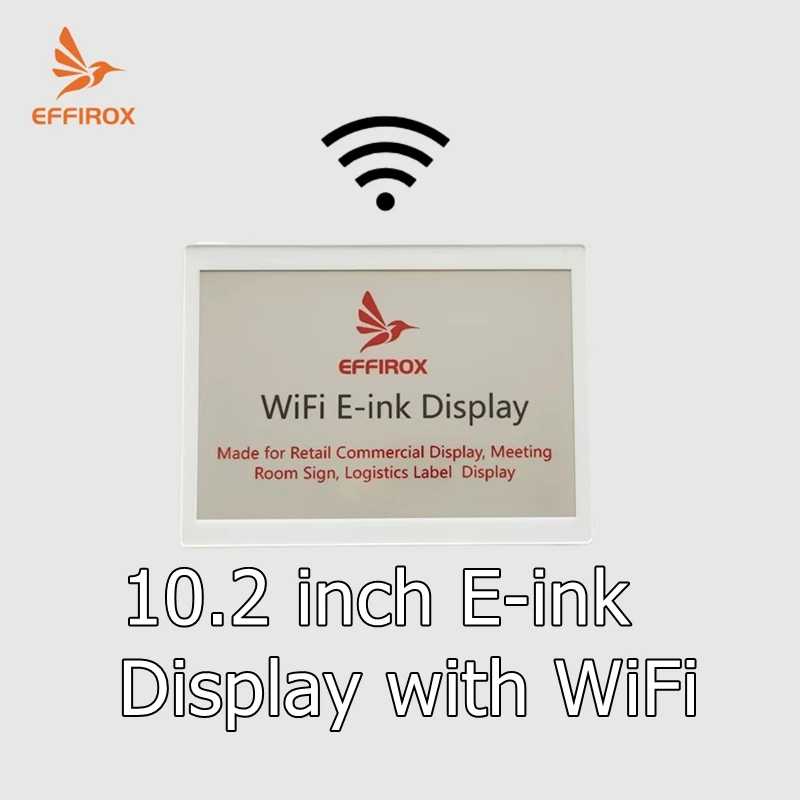 10,2-дюймовый дисплей E-Ink с Wi-Fi, электронная вывеска для переговорных комнат, Wi-Fi дисплей E-Ink, беспроводной экран E-Ink Доступ к автоматизации здания