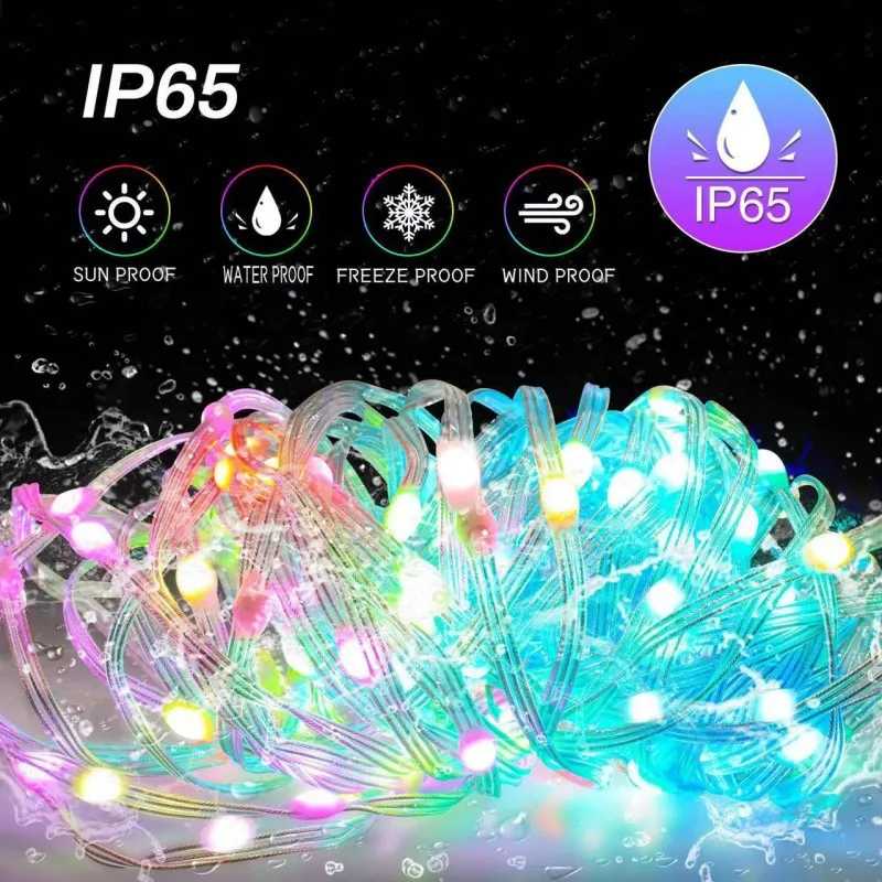 Фотография №2 товара 5 м/10 м/15 м/20 м RGBIC USB Sting Light Bluetooth