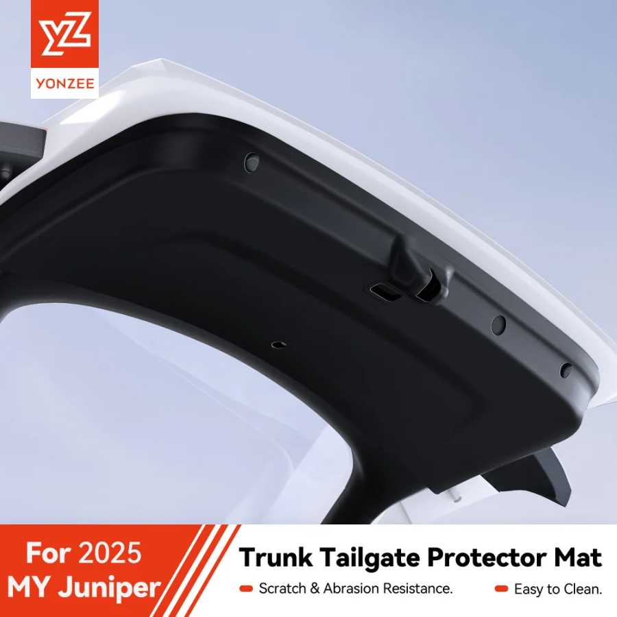 Защитная накладка YZ для багажника Tesla Model Y Juniper 2026, TPE, водонепроницаемая, грязезащитная, для задней двери багажника Аксессуары для салона