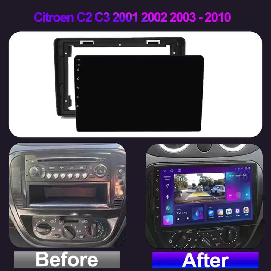 Фотография №2 товара Автомобильный радиоприемник для Citroen C2 C3 2001-2010 Android мультимедийный плеер