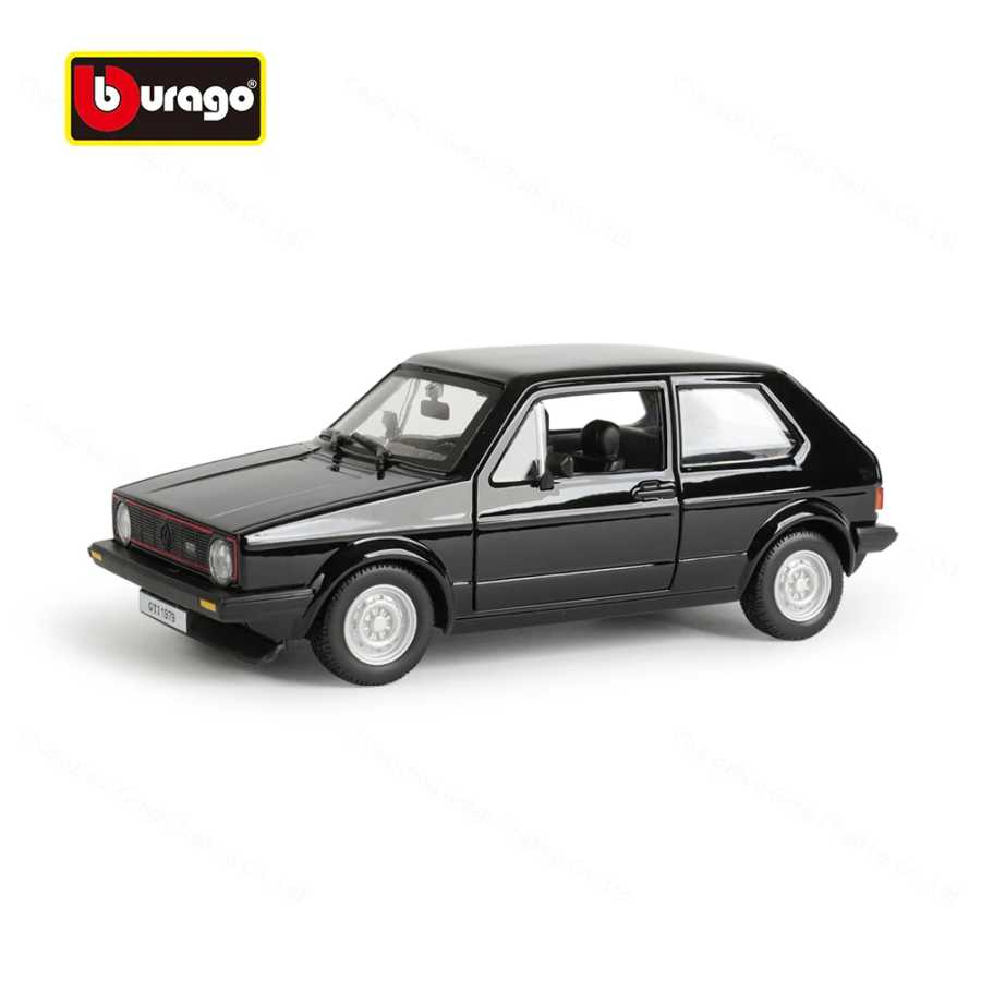 Bburago 1:24 Модель автомобиля Volkswagen Golf Mk1 GTI 1979 года, литая под давлением, коллекционная игрушка, подарок Играйте в транспортные средства и модели