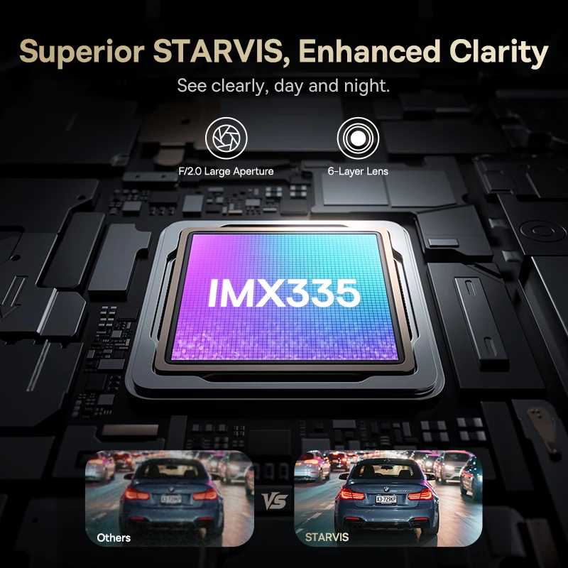 Фотография №2 товара Baseus VD1 Pro 4K + 1080P Автомобильная видеорегистратор UHD для