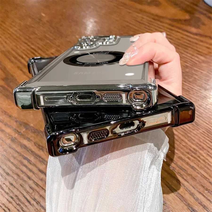 Фотография №4 товара Прозрачные чехлы с покрытием Magsafe для Samsung Galaxy S26 S25