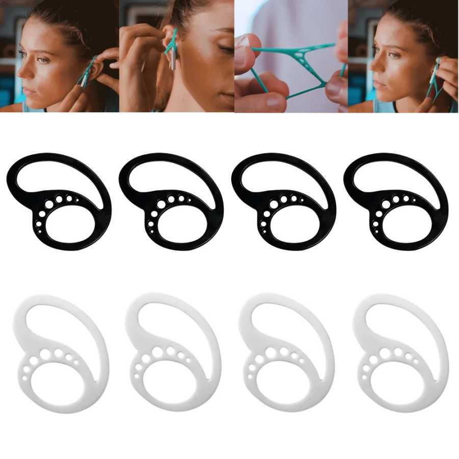 Держатели для беспроводных наушников AirPods Pro с защитой от падения, силиконовый держатель для наушников для бега, 1/2 пар Портативное аудио и видео